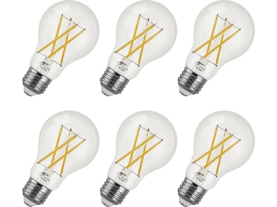 Viribright 8.5-Watt Daylight LED Rustic Antique Filament Bulb, 6/Box (450130-ES)