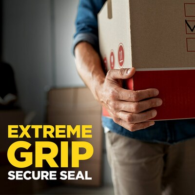 Scotch Box Lock Shipping Packing Tape with Refillable Dispenser, 1.88 in x 54.6 yds., Clear (3950-RD)
