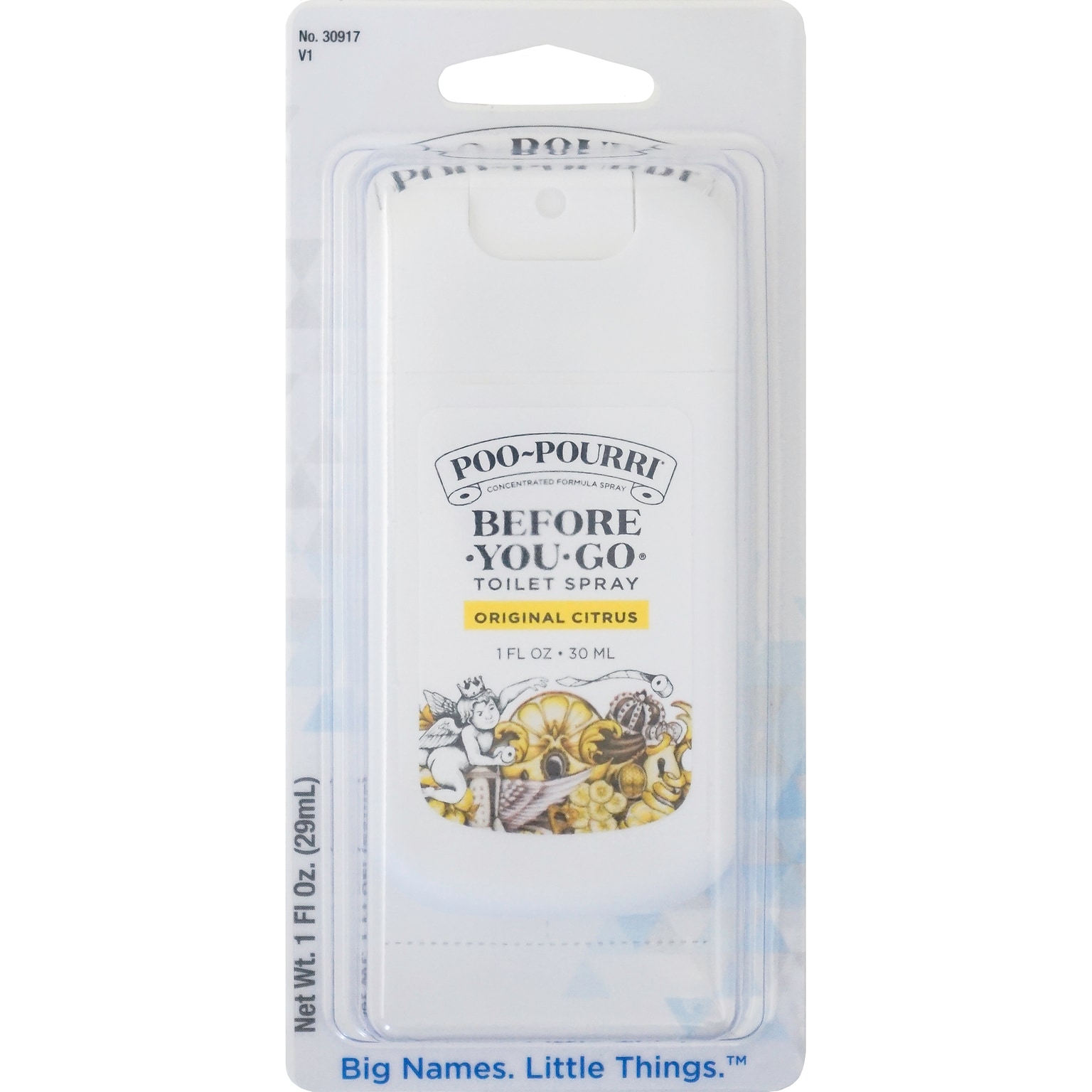 Poo-Pourri Original Citrus Pocket Sprayer - 1 oz Travel Size, 48/Carton (30917-CS)