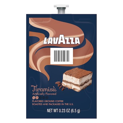 Lavazza Tiramisù Coffee Flavia Freshpacks, Light-Medium Roast, 9 oz., 76/Carton (48807)