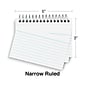 Staples 3" x 5" Index Cards, Lined, White, 50 Cards/Pack, 3 Pack/Carton (TR50991)
