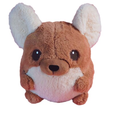 Borbs Breb Chinchilla Stuffed Animal, Multicolored (HFBCHINCHILLA)