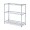 Alera® 3-Shelf Metal Shelving Unit, 36 Width, Silver (ALESW833614SR)