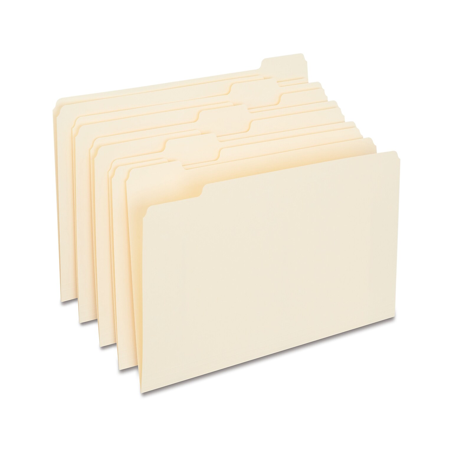 Staples 30% Recycled File Folder, 1/5 Cut, Legal Size, Manila, 100/Box (ST163378/163378)