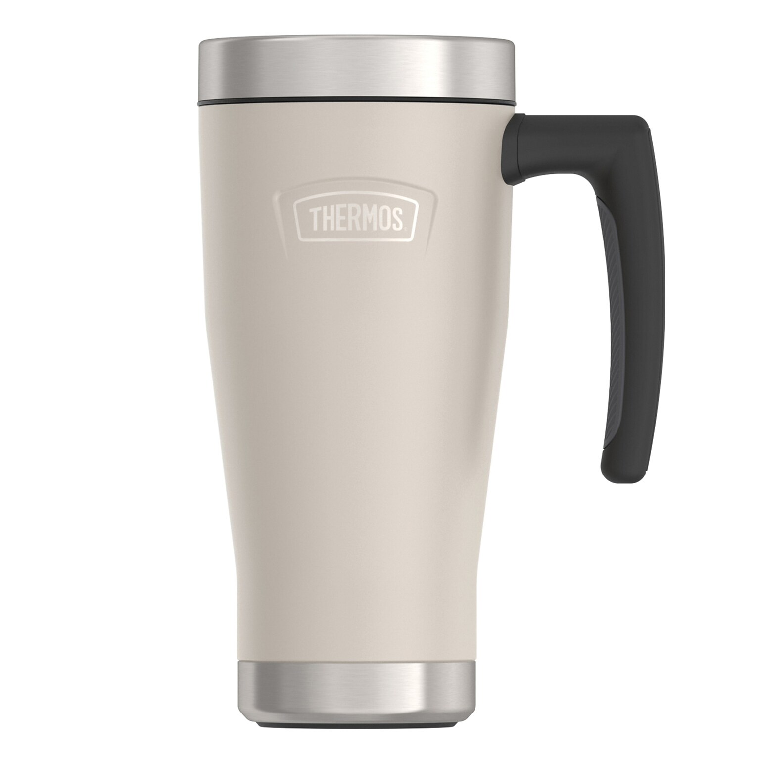 Thermos Icon Stainless Steel Vacuum Insulated Travel Mug, 16 oz., Sandstone, (THRIS1002SN4)