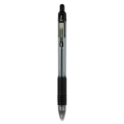 Zebra Z-Grip Retractable Ballpoint Pen, Medium Point, 1.0mm, Black Ink, 24 Pack (12221)