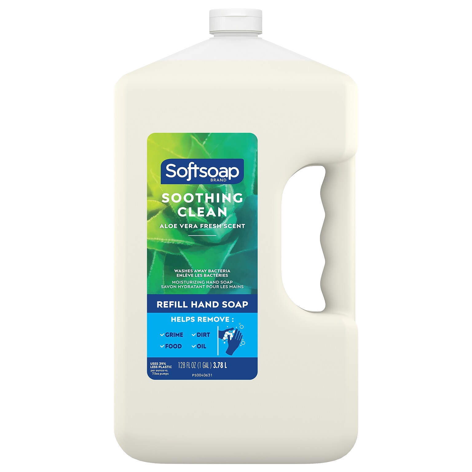 Softsoap Soothing Clean Liquid Hand Soap Refill, Aloe Vera Scent, 1 Gallon (201900)