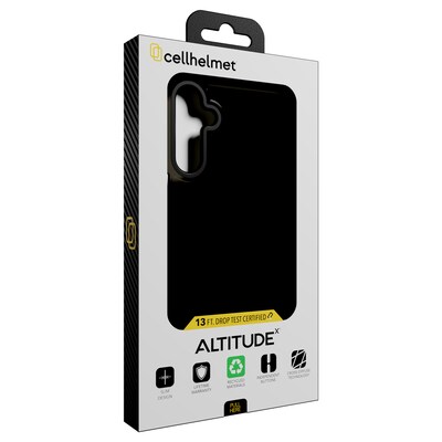 cellhelmet Altitude X Series Phone Case for Samsung Galaxy A15 5G, Black (CA-403-BLK)