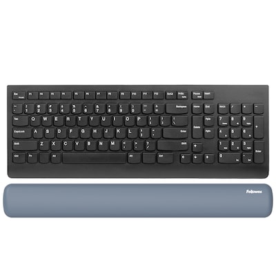 Fellowes Breyta Silicone Keyboard Wrist Rest, Blue (100145417)