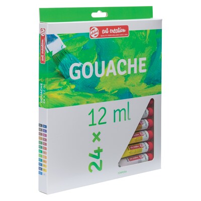 Talens Art Creation Gouache Craft Paint, Assorted Colors, 24/Set (TLN9021624M)