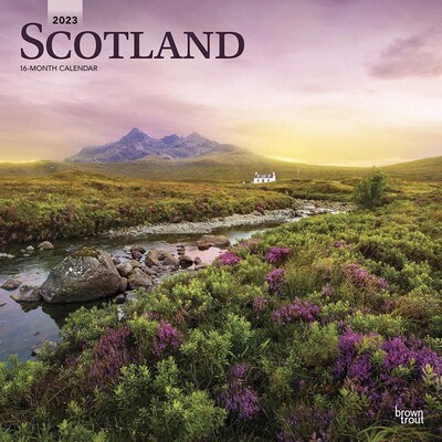 2023 BrownTrout Scotland 12 x 12 Monthly Wall Calendar (9781975452711)