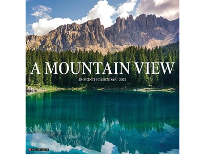 2025 Willow Creek Mountain View 12 x 12 Monthly Wall Calendar (44056)