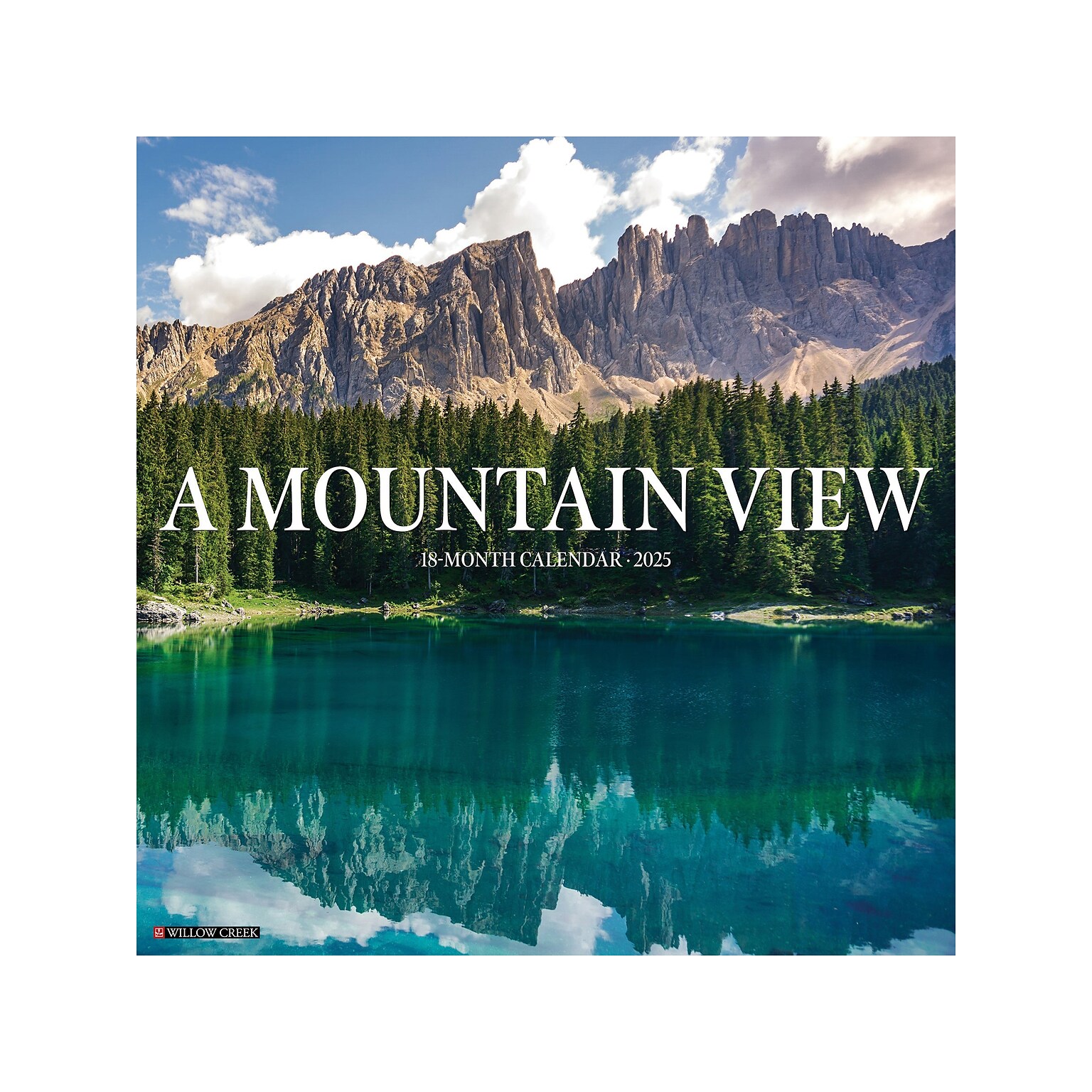 2025 Willow Creek Mountain View 12 x 12 Monthly Wall Calendar (44056)