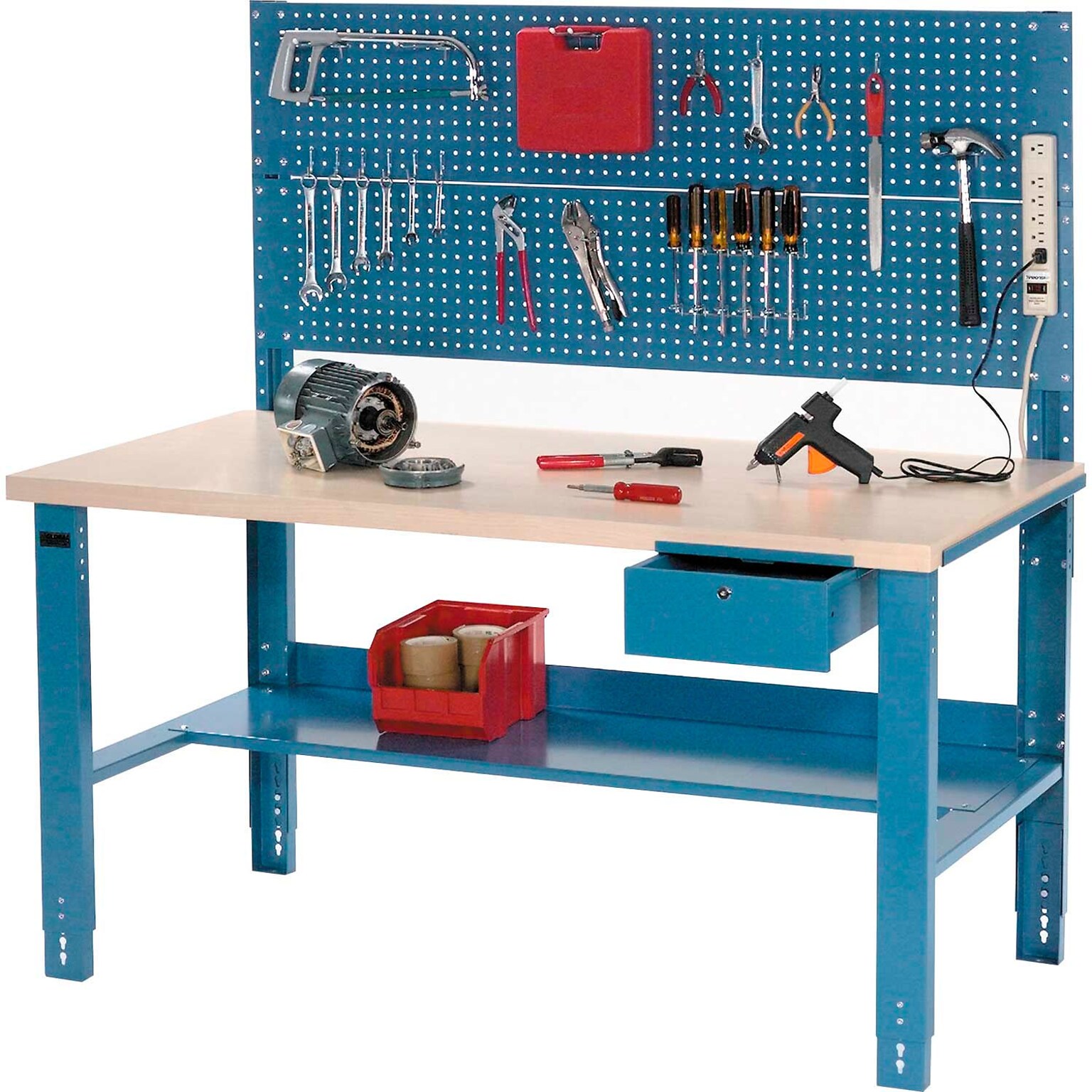 Global Industrial 60 x 30 Plastic Laminate Complete Industrial Workbench (606929)
