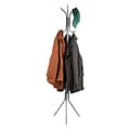 Mind Reader Alloy Collection Coat and Hat Rack with 8 Hooks, Silver, Metal (CRACK11-SIL)