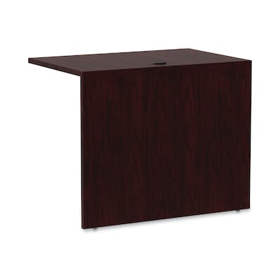 Alera Valencia Series U and L Groupings in Mahogany, Reversible Return/Bridge Shell, 36"W (VA353624MY)