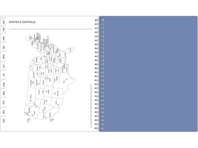 2025 Blue Sky Lindley 8" x 10" Monthly Planner, Plastic Cover, Multicolor (101582-25)