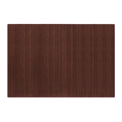 Anji Mountain Standard Bamboo Carpet & Hard Floor Chair Mat, 48 x 72, Dark Cherry (AMB24002)