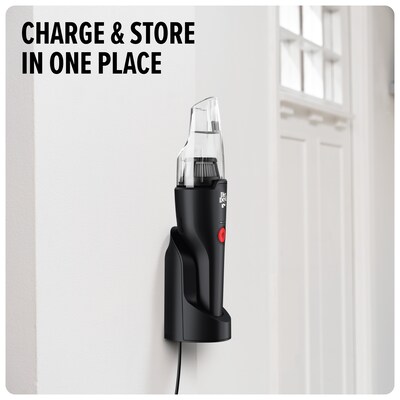 Dirt Devil Grab & Go+ Cordless 8V Handheld Vacuum, Bagless, Black, (BD30100V)