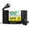 GoGreen Power 100 Indoor/Outdoor Extension Cord, 14 AWG, Black (GG-13800BK)
