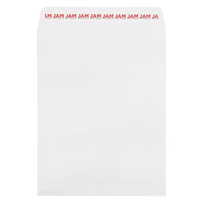 JAM Paper Self Seal Catalog Envelope, 8 3/4 x 11 3/4, White, 100/Pack (356838568D)