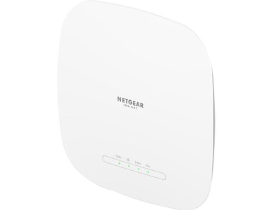 Netgear AX3000 AX & AC3000 Dual Band WiFi 6 Access Point, White (WAX618111NAS)