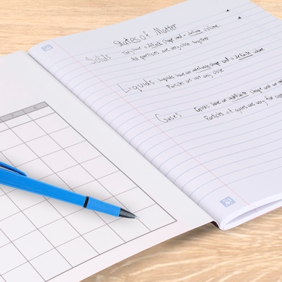 Five Star Composition Book Plus Study App, Wide Ruled, 80 Sheets, 7.5" x 9.75", 4 Pack, Assorted Colors (950033B)