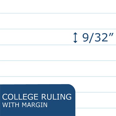 Roaring Spring Paper Products Composition Notebook, 7.88" x 10.25", College Ruled, 80 Sheets, Marble Black, 24/Case (77461cs)