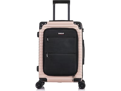 DUKAP TOUR Polycarbonate/ABS Hardside Carry-On Suitcase, Champagne (DKTOU00S-CHA)