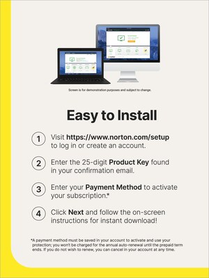 Norton AntiVirus Plus for 1 Device, Windows/Mac, Product Key Card (21392074)