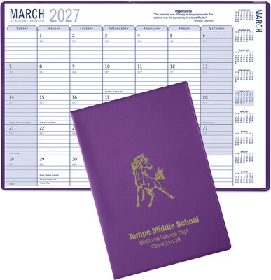 Custom Flex Colors Deluxe Academic Planner