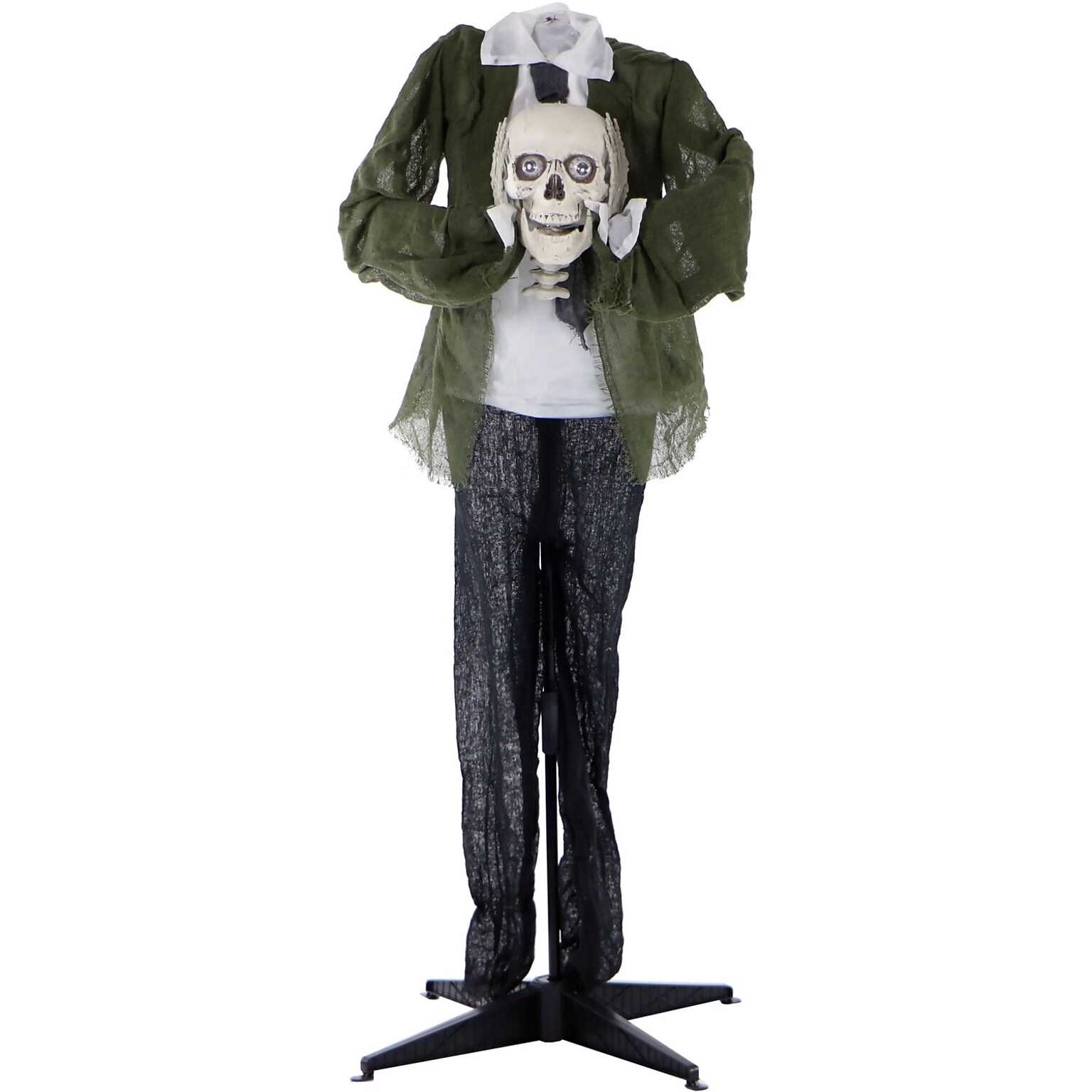 Haunted Hill Farm Life-Size Animatronic Headless Skeleton (HHMAN-2FLS)
