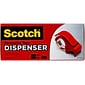 Scotch 1.88" Packing Tape Dispenser, Red (DP300RD)