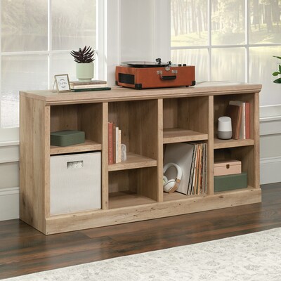 Sauder Aspen Post Console TV Stand, Screens up to 65, Prime Oak (434912)