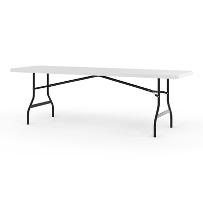 Quill Brand® Folding Table, 96"L x 29"W, Granite (79133)