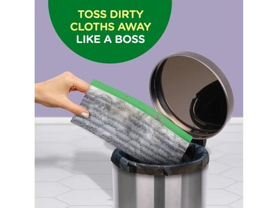 Swiffer Sweeper Wet Mopping Pad Refill, Fresh Scent, White, 24/Pack, 6 Packs/Carton (35155)