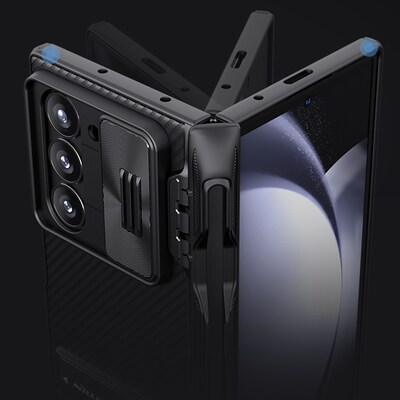 SaharaCase Raider Phone Case for Galaxy Z Fold6, Shock Absorbing, Scorpion Black (CP00598)