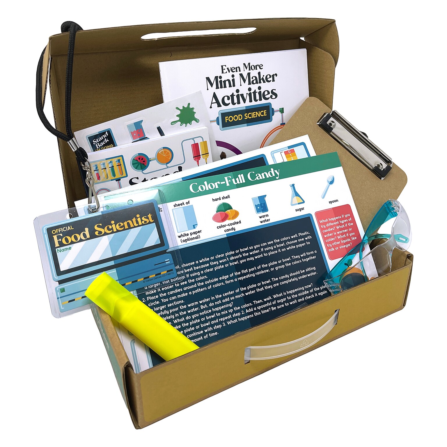 Carson Dellosa Education Mini Maker Kit: Food Science, Multicolored (CD-746012)