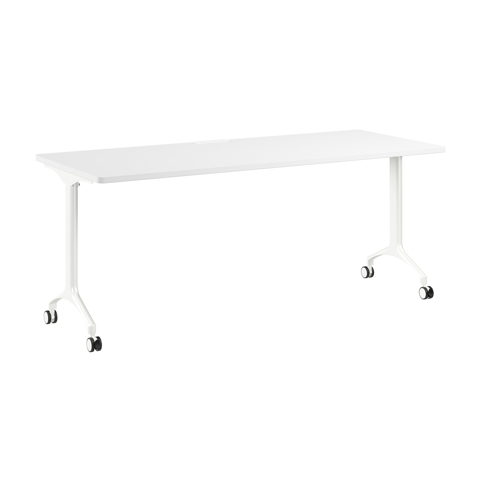 Bush Business Furniture Synergy 72W Rectangular Conference Table, White (SGD272WH)