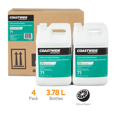 Coastwide Professional Multi-Purpose Cleaners Washroom Toilet Cleaner 71, 3.78L, 4/CT (CW710001-A)