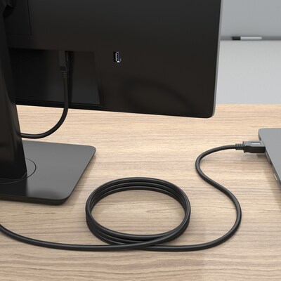 Staples TECH 6 ft. USB-A to USB-A Cable, Male to Male, Black (ST62442)
