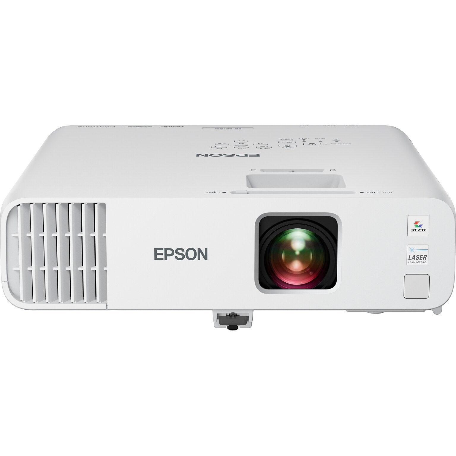 Epson PowerLite L210W Wireless 3LCD Lamp-Free Laser Display Projector, White (V11HA70020)