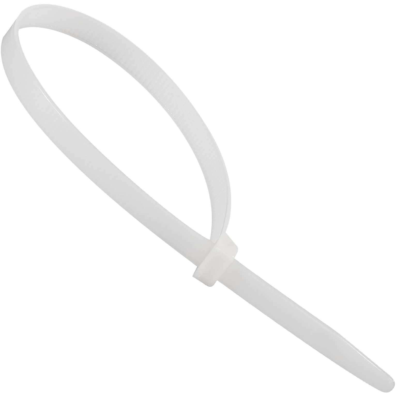 BOX Partners  175 lbs. Heavy-Duty Cable Tie, 18(L),  Natural, 100/Case