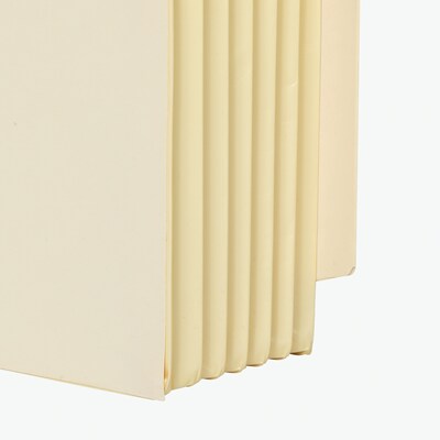 Pendaflex 30% Recycled Heavy Duty Reinforced File Pocket, 5 1/4" Expansion, Letter Size, Manila, 10/Box (12823)