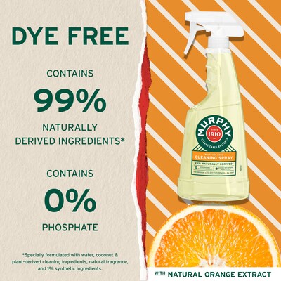 Murphy Oil Soap Spray Wood Cleaner, Orange, 22 Fluid Oz. (101031)