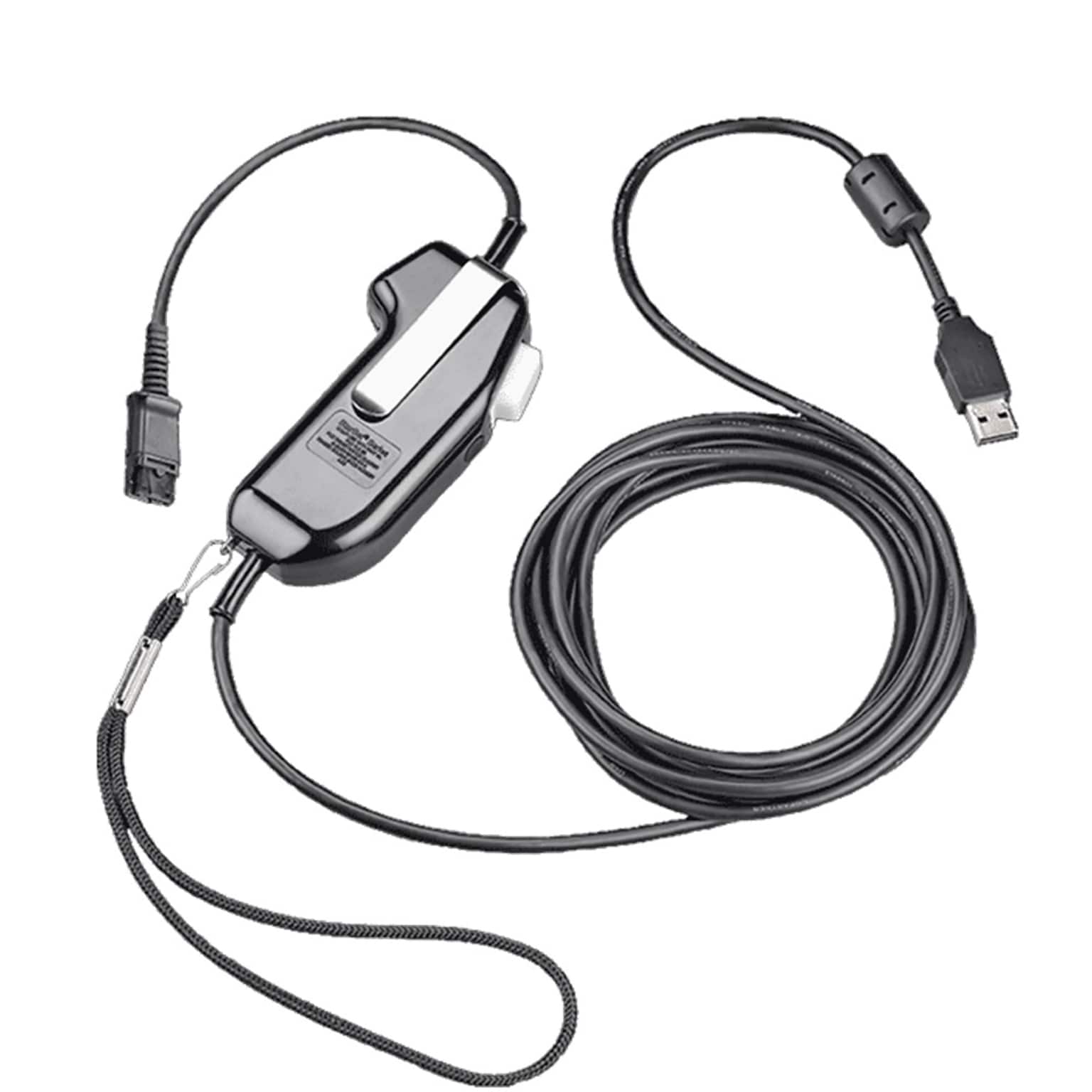 Poly SHS2355-11 Push-to-Talk Adapter for Headset, USB-A (8K712AA#AC3)