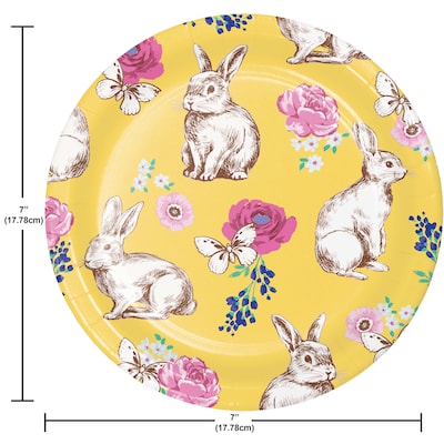 Say Hooray! Sights of Spring Floral Disposable Tableware Set, 49/Pack (DTC9648E2B)