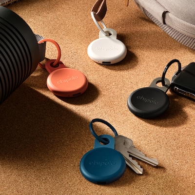 Chipolo LOOP Bluetooth Tracker, Assorted Colors, 4/Pack