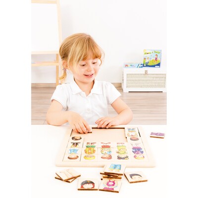 Beleduc Match & Mix Kids Puzzle, 31 Pieces/Pack (PLWB11130)