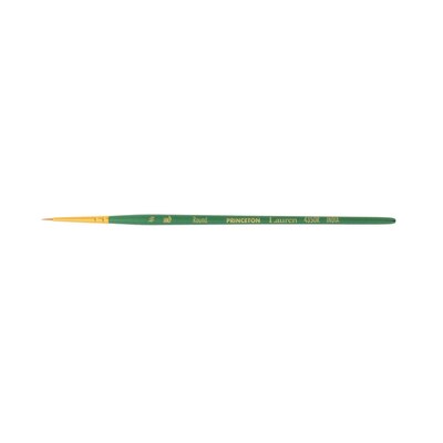 Princeton Lauren Short Handle Watercolor Synthetic Round Brush, 3/Pack (PBXP4350R30-3)